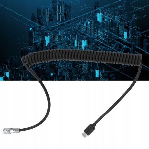 Профессиональный спиральный кабель USB C типа C