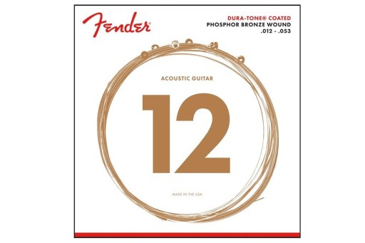 Струны FENDER 860L 12-53 для акустической гитары