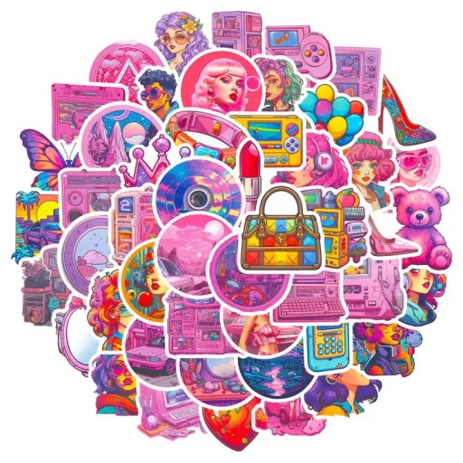 ВОДОНЕПРОНИЦАЕМЫЕ НАКЛЕЙКИ STICKERBOMB MIX NICE KAWAI КОРЕЙСКИЙ СТИЛЬ 50шт.