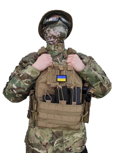 Тактический жилет типа «Plate Carrier» для баллистических вкладышей системы Molle 1