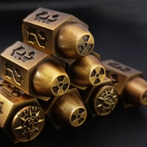 МЕТАЛЛИЧЕСКИЕ КУБИКИ С РАКЕТОЙ D6, ШЕСТИГРАННЫЕ КУБИКИ ДЛЯ РПГ, 3,3 СМ