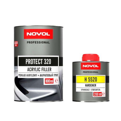 PROTECT 320 акриловая основа 800мл + H5520 черный