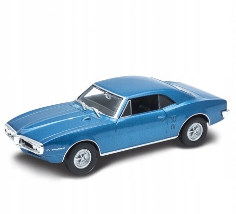 WELLY 1967 PONTIAC FIREBIRD BLUE 1:34 МЕТАЛЛ НОВАЯ МОДЕЛЬ