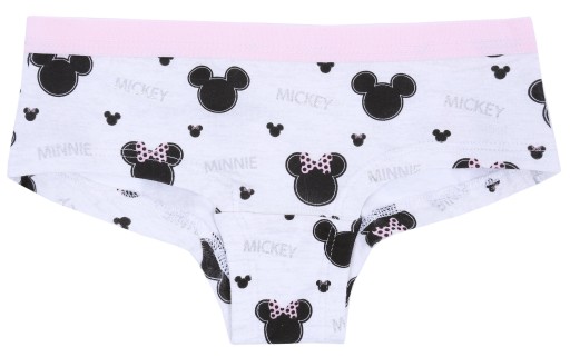 DISNEY Minnie Młodzieżowe BAWEŁNIANE dziewczęce majtki 2 pary WYGODNE 146