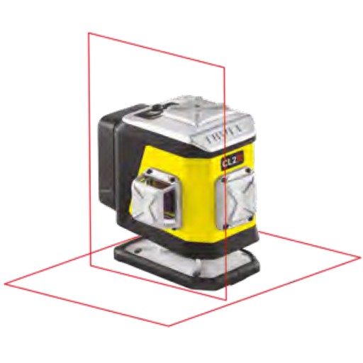 Перекрестный лазер Nivel System CL2R Красный (2 x 360)