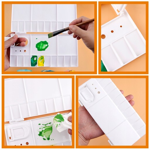 Art Pigment Case Akwarela Box Narzędzie