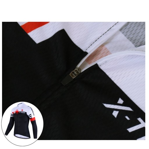 Bluza Rowerowa Męska Kolarska Na Wiosnę Termiczna Ocieplana X-Tiger Pro XXL