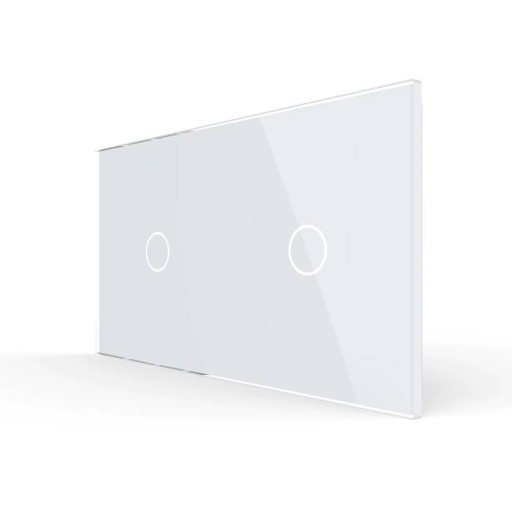 Podwójny panel szklany w kolorze Różowym (7011-67) LIVOLO
