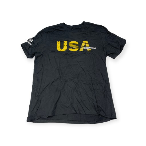 Мужская черная футболка ADIDAS USA VOLLEYBALL 2XL