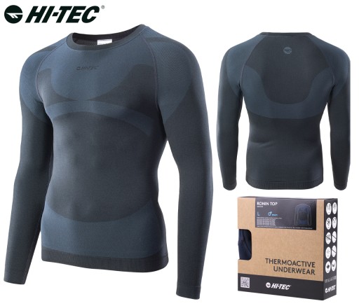 ТЕРМОАКТИВНОЕ БЕЛЬЕ МУЖСКАЯ ТЕРМОФУТБОЛКА HI-TEC RONIN TOP TOP XL
