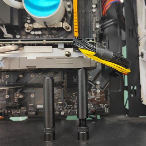Поддержка видеокарты IHTP GPU, сплошной черный держатель