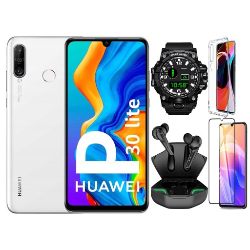 Смартфон Huawei P30 Lite 4 ГБ/128 ГБ белый