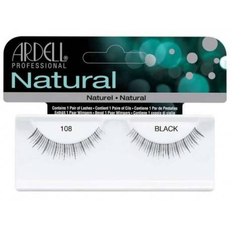ARDELL NATURAL 108 ЧЕРНЫЕ ПОЛНЫЕ РЕСНИЦЫ НА ПОЛОСКЕ