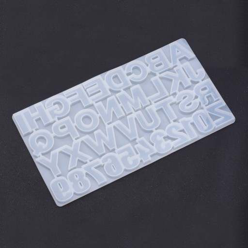 BFS499 Форма из силиконовой смолы XL ALPHABET DIGITS