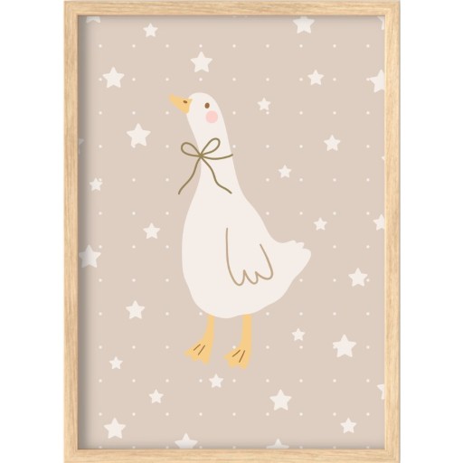 НАБОР ИЗ 3 ПОСТЕРОВ 30х40 GOOSE GEELS БЕЖЕВЫЙ КОРИЧНЕВЫЙ DREAM BIG LITTLE ONE BOHO