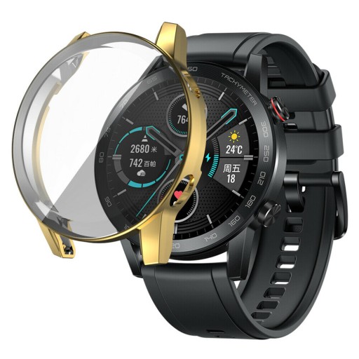 СИЛИКОНОВЫЙ МЕТАЛЛИЧЕСКИЙ КОРПУС ДЛЯ HONOR MAGIC WATCH 2