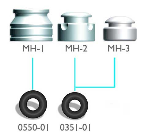 3M MDI Micro O-Ring mini implanty MH-2 0351-1