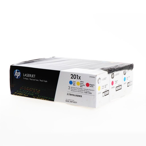 Тонеры HP 201X CF253XM CMY, три упаковки HP M277 M252