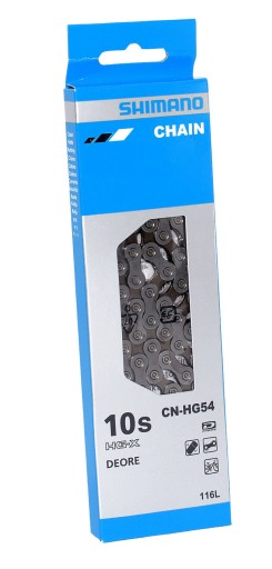 Велосипедная цепь CN-HG54 SN MTB 116og+pin 10 скоростей OEM