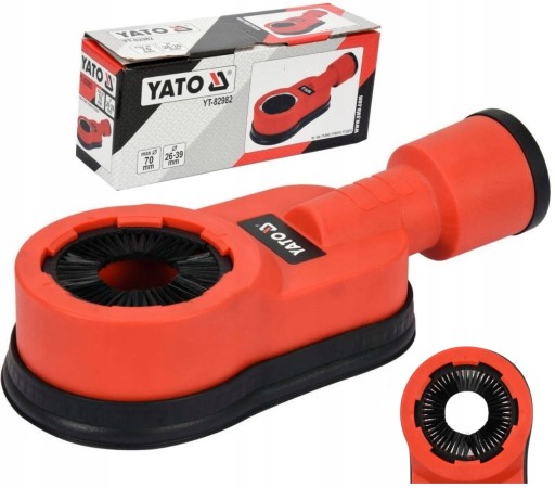 КОЖУХ ДЛЯ УДАЛЕНИЯ БУРОВОЙ ПЫЛИ YATO ДЛЯ КОРОНЧАТЫХ ДРЕЛЕЙ YT-82982