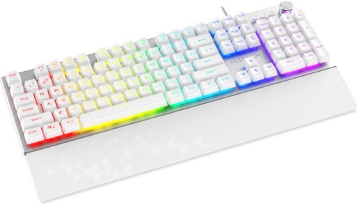 Krux Frost Silver RGB Gaming Keyboard