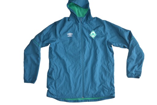 UMBRO WERDER BREMA ВЕСЕННЯЯ КУРТКА С КАПЮШОНОМ XL В ИДЕАЛЬНОМ СОСТОЯНИИ