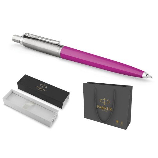 Ручка Parker Jotter MAGENTA Подарочная коробка + подарочный пакет