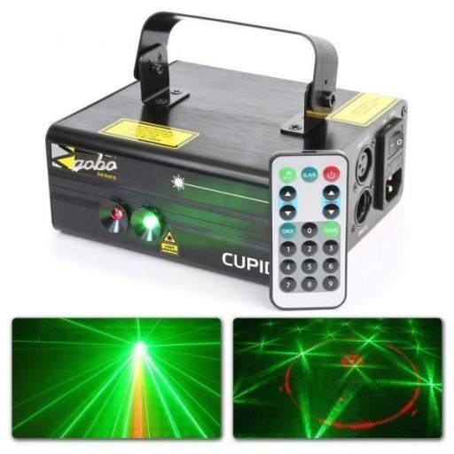 Cupid - laser podwójny RG 12 GOBO DMX BeamZ