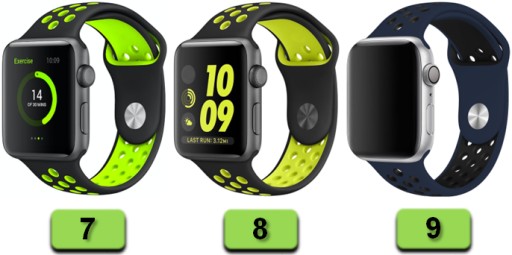 РЕМЕНЬ ДЛЯ Apple WATCH 1 2 3 4 5 6 7 8 9 SE 38MM 40MM 41MM НА ВЫБОР 24 ЦВЕТА |