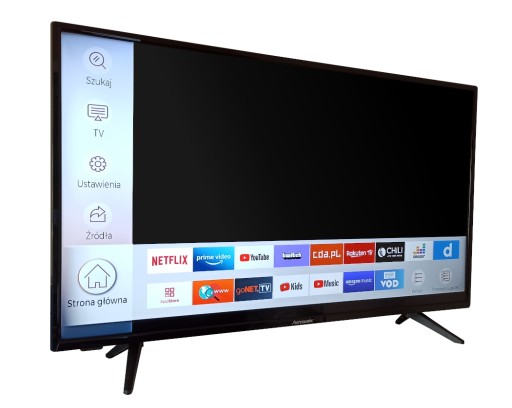 SMART TV LED 43 Hanseatic 4K HDR DVB-T2 HEVC ATMOS