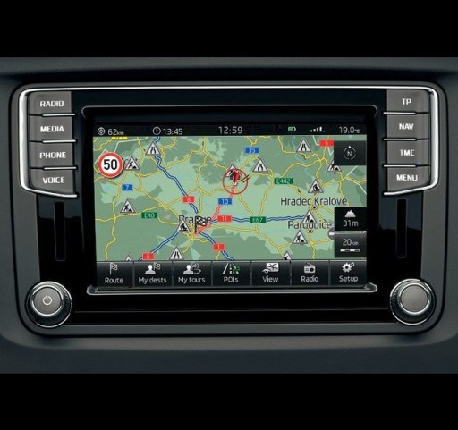 SKODA KARTA MAP 2024 OCTAVIA SUPERB FABIA RAPID