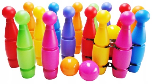 Маленькая игра для боулинга, корзина 8 шт., 2 шара PL 25371