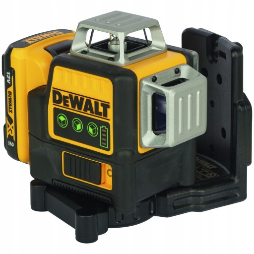 DEWALT DCE089D1G Перекрестный лазерный лазер, зеленый 3x360°, 2 Ач, футляр + штатив