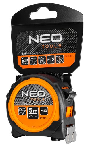 ПРОКАТ ИЗ МАГНИТНОЙ СТАЛИ 5MX25MM NEO Tools 67-115-1