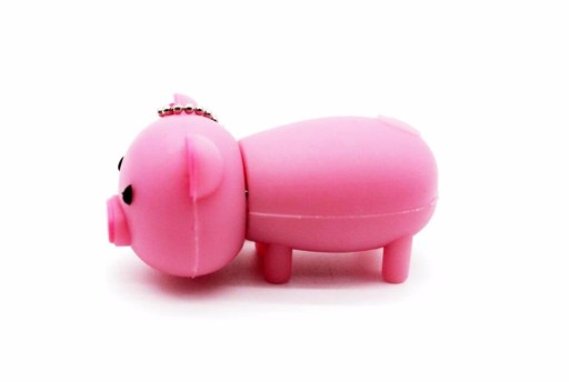 РЕЗИНОВЫЙ ДИСК PIG PITT, 64 ГБ, USB-БРЕЛОК-ПАМЯТЬ, ПОДАРОК