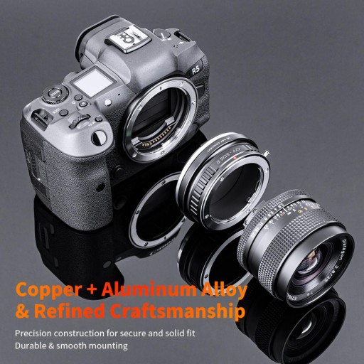 Адаптер Contax Yashica C/Y на Canon EOS EF-R R RF RP R3 R5 R8 R8 R50 K & F