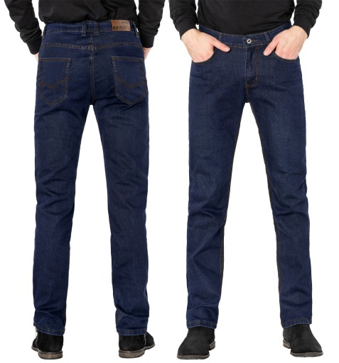 Темно-синие мужские джинсовые брюки Denim 0805 W42 L32