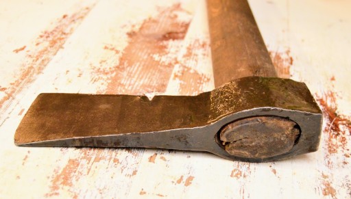 Oryg. Stary kuty topór toporek siekiera 1,9 kg
