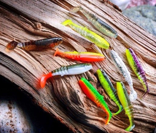 RIPPER CANNIBAL SHAD 6.8CM 3G MOTOROIL UV 1szt SG