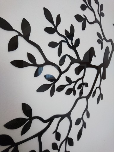Dekoracja ścienna do mieszkania 3D A077 PTAKI NA GAŁĘZI 120x91 cm