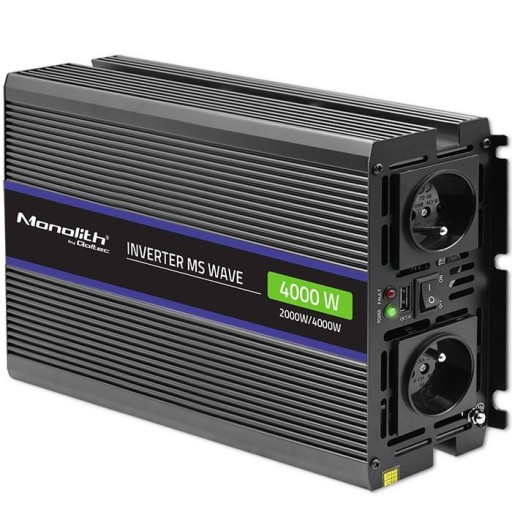 Przetwornica napięcia Monolith 4000 MS Wave | 12V na 230V | 2000/4000W |