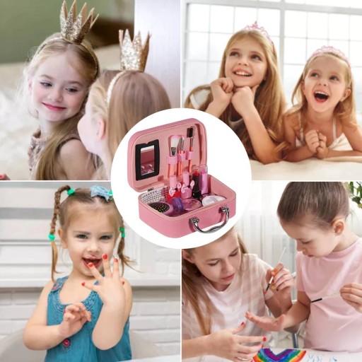 Zestaw do Makijażu Malowania Kosmetyki dla Dzieci w Kuferku MakeUp Syrenka