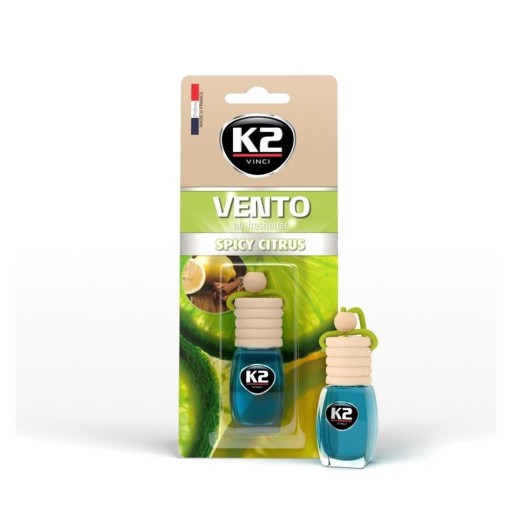 K2 VENTO ZAPACH SAMOCHODOWY ZAWIESZKA SPICY CITRUS