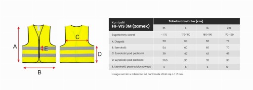 Светоотражающий жилет премиум-класса Hi-Vis 3M, размер M