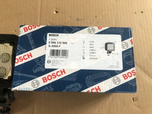 BOSCH OFFROAD 6 LED 28W рабочая галогенная лампа 0986310966
