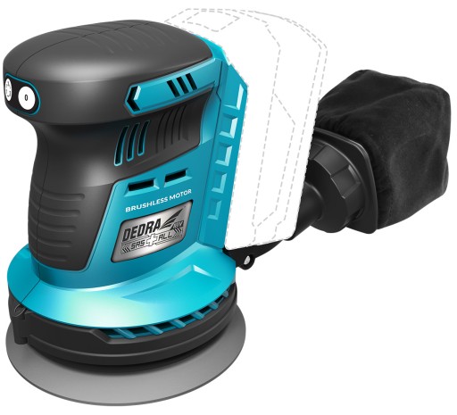 ЭКСЦЕНТРИЧЕСКАЯ ШЛИФОВАЛЬНАЯ МАШИНА DEDRA SAS+ 18V DED7062