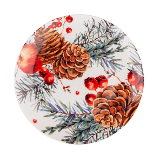 Фарфоровая десертная тарелка для завтрака Altom Design Cranberry, 20 см