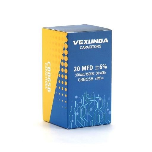 Kondensator 20uF 20 MFD 370VAC 440VAC 450VAC 50/60Hz CBB65 Okrągły