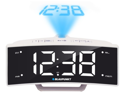 BLAUPUNKT CRP7WH радиочасы USB FM PLL проектор