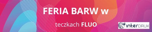 ПАПКА С ЛАСТИКОМ A4+ FLUO BLUE INTERPRINT